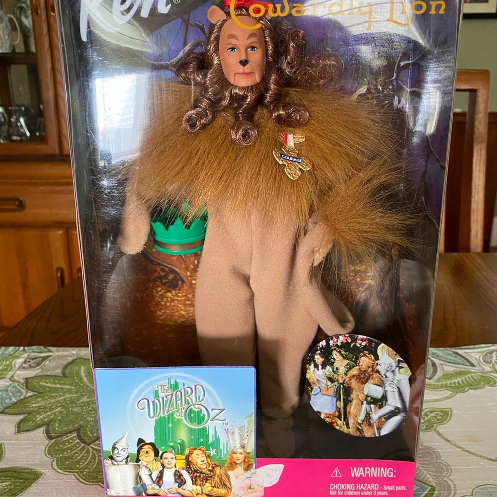 The Wizard of Oz Ken Doll as Cowardly Lion